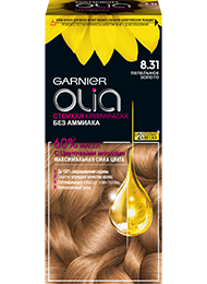 Краска для волос Garnier Olia 8.31 Светло-русый кремовый